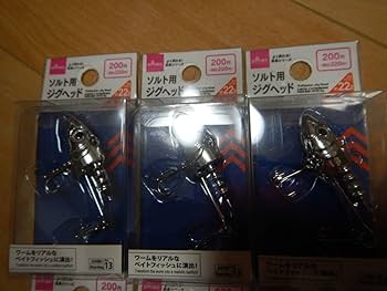 Amazon | ダイソー ソルト用ジグヘッド 16g×3 22g×3 アルカリ
